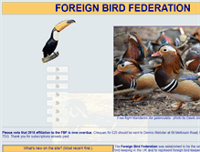 Tablet Screenshot of foreignbirdfederation.co.uk